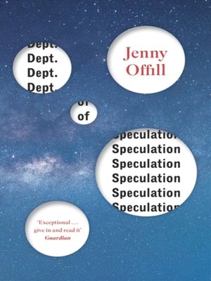 cover image of Dept. of Speculation